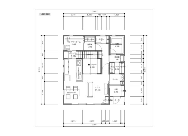 2s0197 寸法線1F